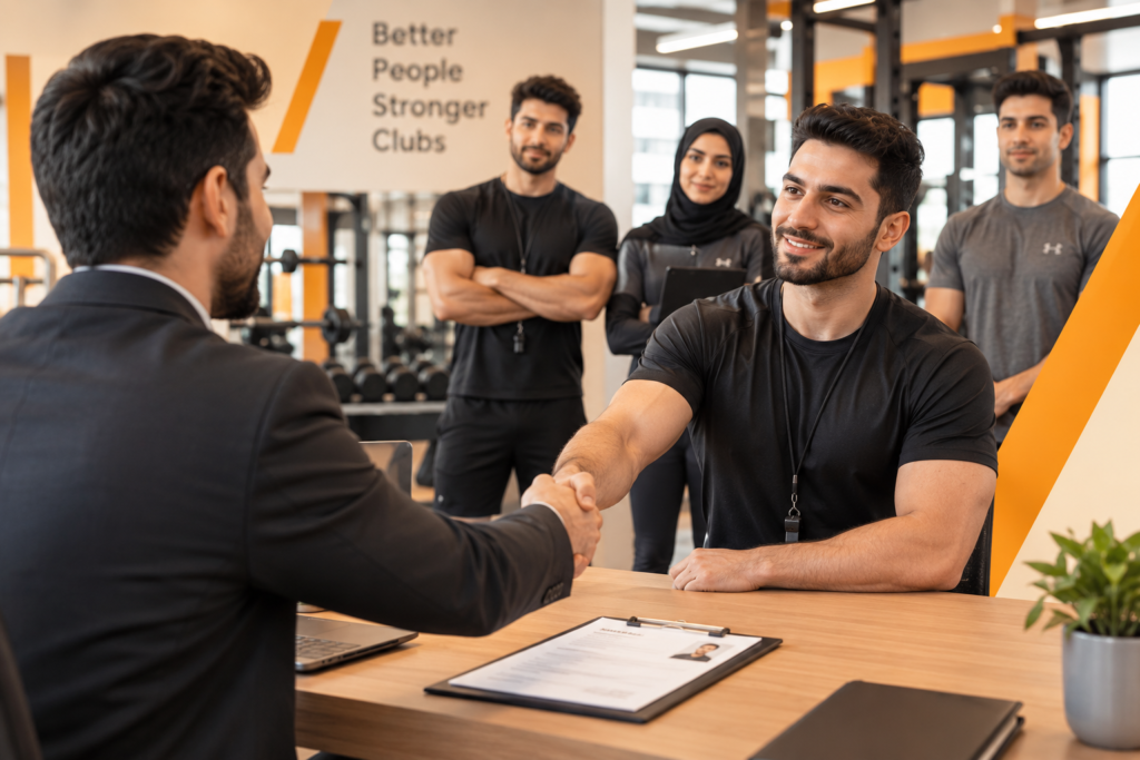 استخدام برای باشگاه بدنسازی